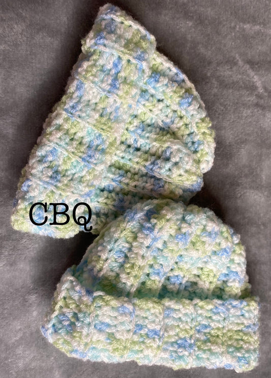Variegated Baby Hat