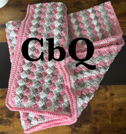 Puff Stitch Baby Blanket (Medium)