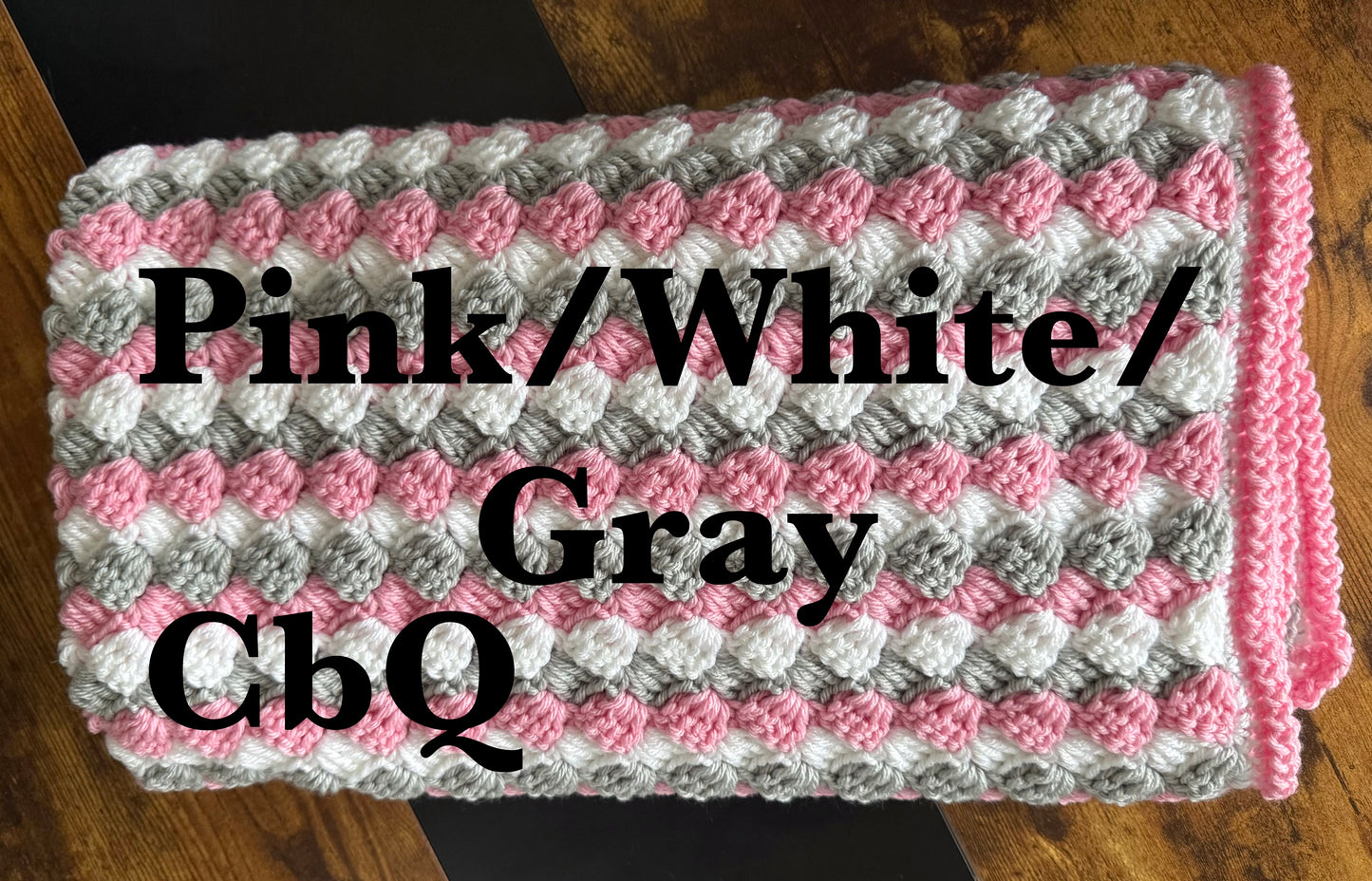 Puff Stitch Baby Blanket (Medium)